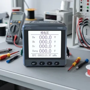 EASTSONG ES600 12 Channel Three Phase IP65 Wireless Temperature Measurement Switchgear Power Meter RS485 Modbus RTU Application IoT