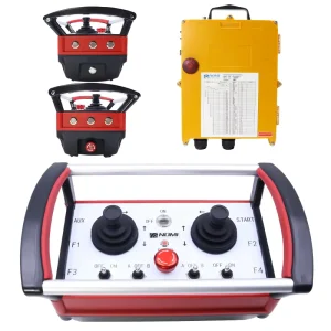 ECD Q5000 IP65 Waterproof 12v 24v Wireless Industrial Joystick Radio Smart Remote Control Truck Crane Fixed Code