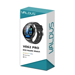 ECG Health Smartwatch Heart Rate Blood Pressure Monitoring Sedentary Reminder NFC VE62 PRO Fitness Series Smart Watch