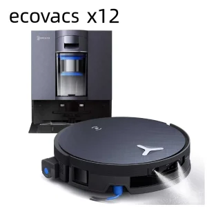 ECOVACS DEEBOT X12 Robot Vacuum Mop 22000Pa FocusJet Anti Tangle Self Cleaning Station Smart Home Robot Vacuum Cleaner