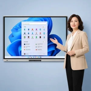 EIBOARD 65 75 86 98 Inch Interactive Whiteboard Smart Board 4K LED Dual OS IR Anti Glare Education Business Meeting