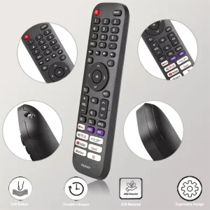 EN2K30P For Hisense Smart TV Remote Control With Netflix PrimeVideo and YouTube Buttons 43H77G 43V6G