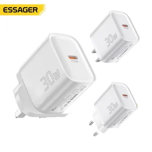 ES-CD53 EU US UK 30W 20W Portable Usb C Wall Adapter Mobile Phone Charger Type C Travel Phone Charging Head