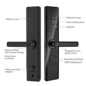ES272F Waterproof Automatic Brass Door 6068 Mortise Intelligent App Smart Locks Factory Price Offering Great Value