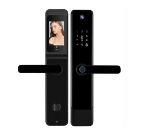 ES297C Smart Door Lock with Camera Answer Door on Phone Temporary Password RFID & Key Backup