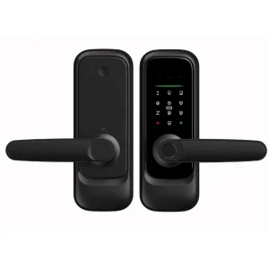 ES303F Smart Door Lock for Bedroom Compatible Fingerprint Code RFID Quiet Operation