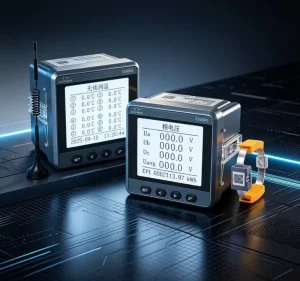 ES600E 6-Channel Three Phase Wireless Temperature Power Meter with RS485 IP65 EMC