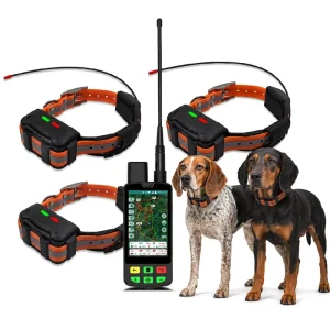 ESEEK Low Profile Pet GPS Necklace Collar 15KM VHF Tracking IP68 Waterproof Design OEM Custom for Breed Specific Solutions