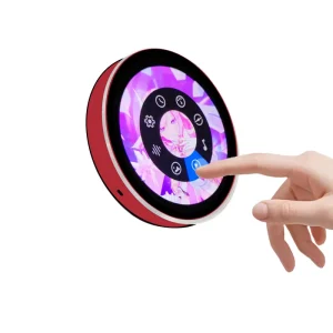ESP32 1.8 Inch Round AMOLED Touch Display LVGL WIFI Voice Assistant AI Smart Displays