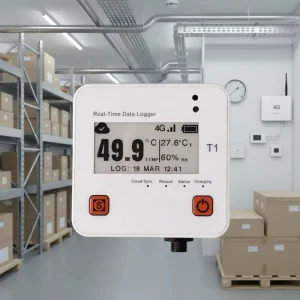 ESP32 S3 4G Industrial Warehouse IoT Monitor Temp Humidity Pressure Smoke Sensor 5000mAh IP65 Waterproof CE FCC RoHS Certified