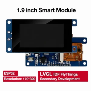 ESP32 WiFi BLE IoT Smart Module with 1.9 Inch 170*320 IPS TFT Touch Display UART Interface LVGL GUI Support