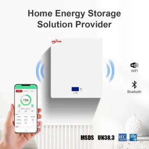 EU Stock 10kwh 5KWh Solar Battery System 24v 48VLifepo4 200Ah 100Ah Lithium Battery With WiFi for Home Balcony