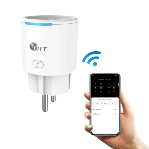 EU WiFi Smart Plug with Energy Monitoring, Timer, and Voice Control