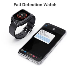 EV06 SOS Pendant Safety Watch Fall Detection Heart Rate BLE Watch Alarm Smart for Elderly People