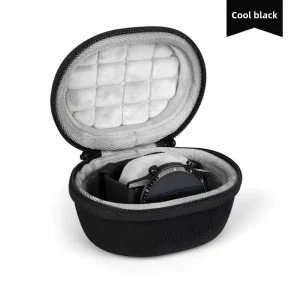 EVA Smart Watch Case with Hard Shell Protective Storage Design Black/Gray Portable Watch Accessories Travel Carrying Model YF027