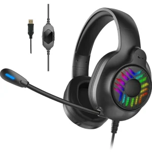 Ear Wired Dynamic Gaming Headset Universal Mic IPX 4 Waterproof LED Battery Indicator Hi Fi Sound Custom Logo OEM Mobile Phone