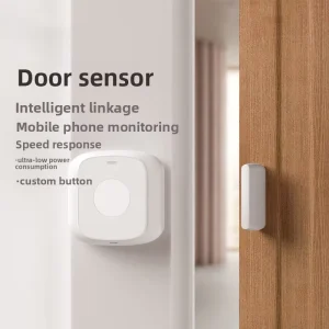 Easy Install Motion Detection Instant Alert Smart Home Security System Zigbee WiFi Plastic Magnetic Attraction Door Window