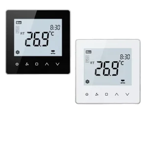 Easy Installation Smart Tuya Modern HVAC Central for Conditioner FCU Thermostat with WiFi for Hotel Heating & Cooling Control
