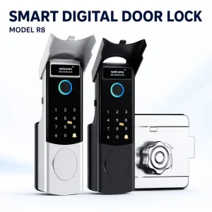Easy Installation Ttlock App Intelligent Digital Smart Security Door Lock Wifi Password Fingerprint Lock for Home Use