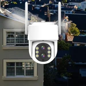 Easy to Connect Network Ptz Wifi Camera App Phone Remote Access Color Night Vision Security Ip Camera