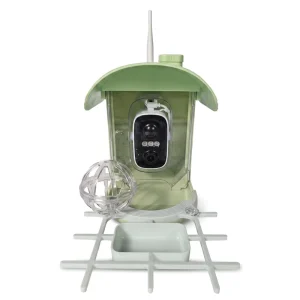 Eco Friendly Smart Portable Automatic Pet Feeder AI Bird Recognition Squirrel Proof Design Battery Operated Waterproof IPX5