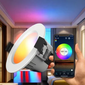 Eco-friendly Smart Downlight with Voice Control and High Efficiency 5W BT Mesh Smart Downlight