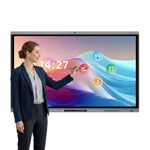 Education 75 Inch 4K LED All in One Smart Board Interactive Whiteboard Flat Panel 20 Point Touch Screen