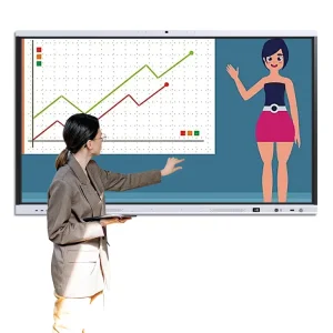 Education Office Ai 4k Uhd Interactive Whiteboard with Nfc Camera Face Tracking 4k Digital Interactive Boards for School Onsale