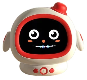 Educational AI Smart Robot Alarm Clock Desk Toy with Plastic Battery for Student Self Discipline Reading Learning Machine