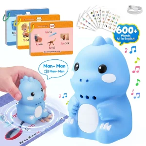 Educational Toy Talking Flashcard Dinosaur Talking Pen With Phonics Cards For Toddler Kindergarten Preschool Learning Activities