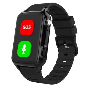 Elderly 4G Smart Watch SOS Calling Mini GPS Health Monitoring Heart Rate Detection Waterproof IP65 ABS Personal