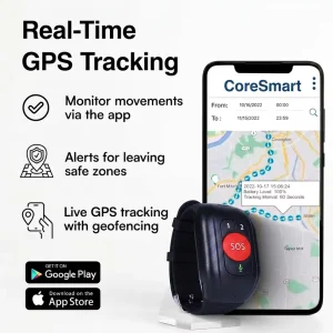 Elderly Monitoring 4G Smart GPS Tracker Elderly Emergency SOS Call Fall Alarm Health Care GPS Tracker Bracelet