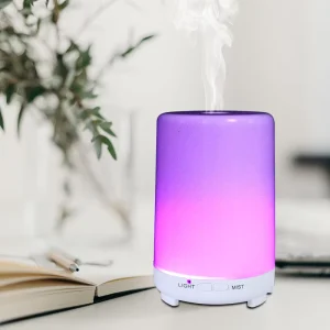 Electric Aromatherapy Diffuser Essential Oil Vaporizer Color LED Night Light Air Humidifier Scent Machine for Bedroom