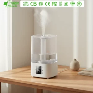 Electric Auto Shutoff Warm Mist Ultrasonic Humidifier Remote Control Negative Ion Color-Changing LED Night Light for Home