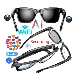 Electric Digital Sunglasses Camera Recording Smart Sport Intelligent Glasses Headphones Chatgpt Ai Translation Eyeglasses