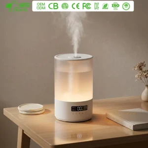 Electric Household Plastic 4 Liter Cool and Warm Mist Heated Ultrasonic Air Humidifier with Anion and Remote Control
