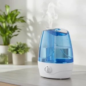Electric Humidifier Huge 3200ml Moist Cool Air Mist Maker Knob 1-Year Warranty Household Plastic Humidifier