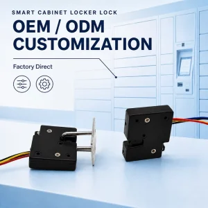 Electric Locker Lock for Smart Parcel Delivery Cabinet Food Pickup Locker Electronic Control Lock KSJ99-5