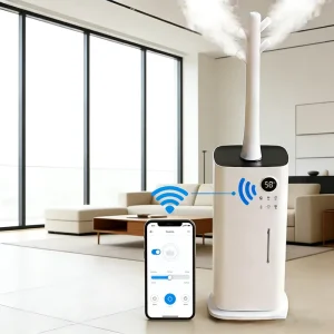 Electric Plastic 17L Ultrasonic Air Humidifier Aromatherapy Fast Humidification Tabletop Portable Design Low Noise Cool Mist