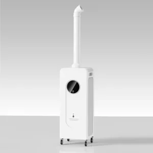 Electric Plastic Ultrasonic High Mist Output Aromatherapy Humidifier Disinfection Smart Digital Display Top Fill Silent Hotel