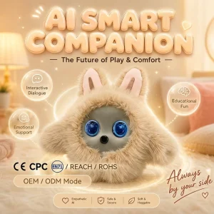 Electric Plush Toy Sing Talk Dance App Control CE CPC Safe Non Toxic Customized Size Kids Gift Custom ODM