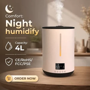 Electric Room Ultrasonic Remote Control Air Humidifier Aromatherapy Night Humidistat Commercial Hotel Home Use Large Capacity