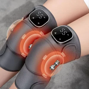 Electric Shiatsu Knee Massager with Heating Timing Control & Deep Vibration-Plug-In Smart Relief Appliance