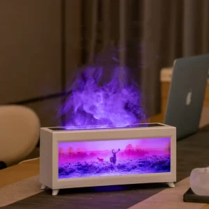 Electric Smart Mini Plastic Ultrasonic Household Hotel Use Humidifier Portable Aromatherapy Diffuser Color Changing