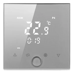 Electric Smart Underfloor Heating Thermostat 16A Easy Installation for Kitchen Bathroom Hotel Compatible