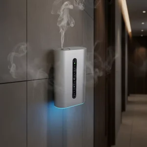 Electric Smart for Home Plug in Wall Mounted Waterless Nebulizer Metal Scent Machine Smart WIFI APP Remote Essential Oil