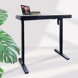 Electric Standing Desk Smart with Glass Top Ergonomic Office Table Height Adjustable Dual Motor