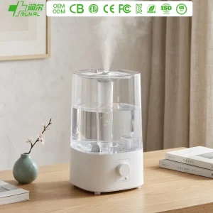 Electric Warm Mist Spray Ultrasonic Humidifier with 7 Colorful Changing Led Night Light for Household Use