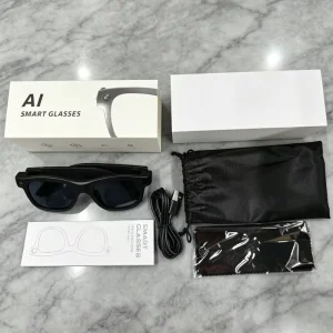 Electrochromic Smart AI Glasses Built-in 1080P Camera Real-Time Translation AI Assistant Type-C Charging Travel Built-in