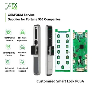 Electronic Board Maker PCB Production Customized Smart Door Lock PCBA with ENIG Gold Plating Finish PCB for Reliable Contacts